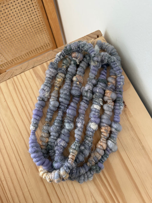 ice lavender w/ silver thread art yarn