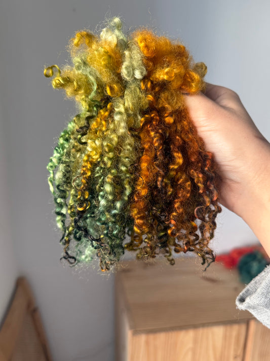 long wensleydale locks- golden pear