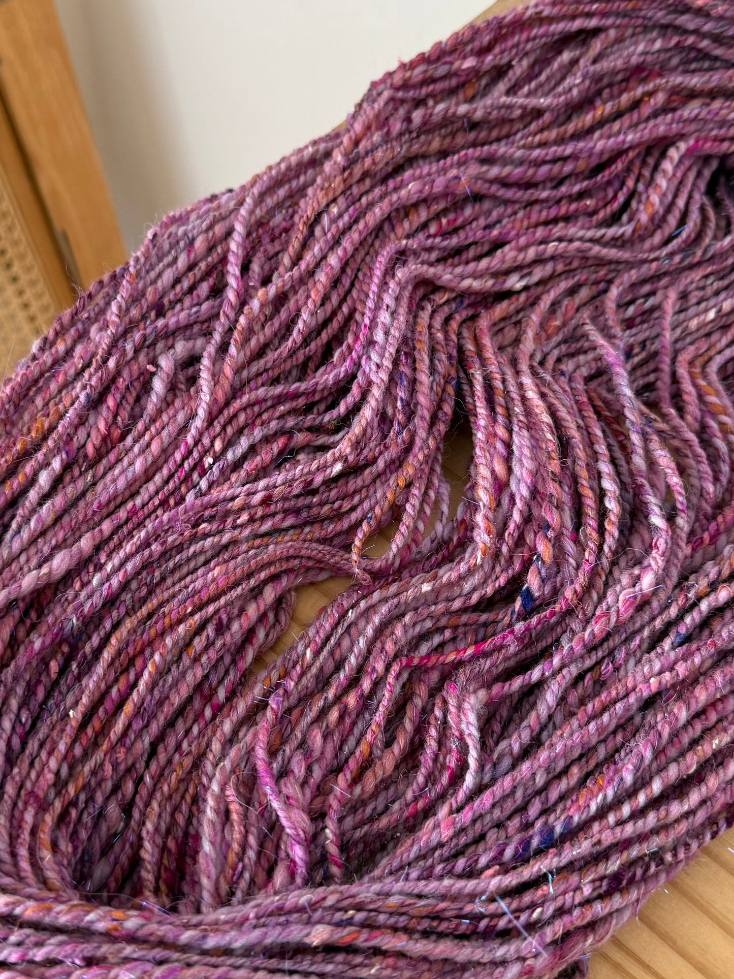 2 ply handspun yarn #6