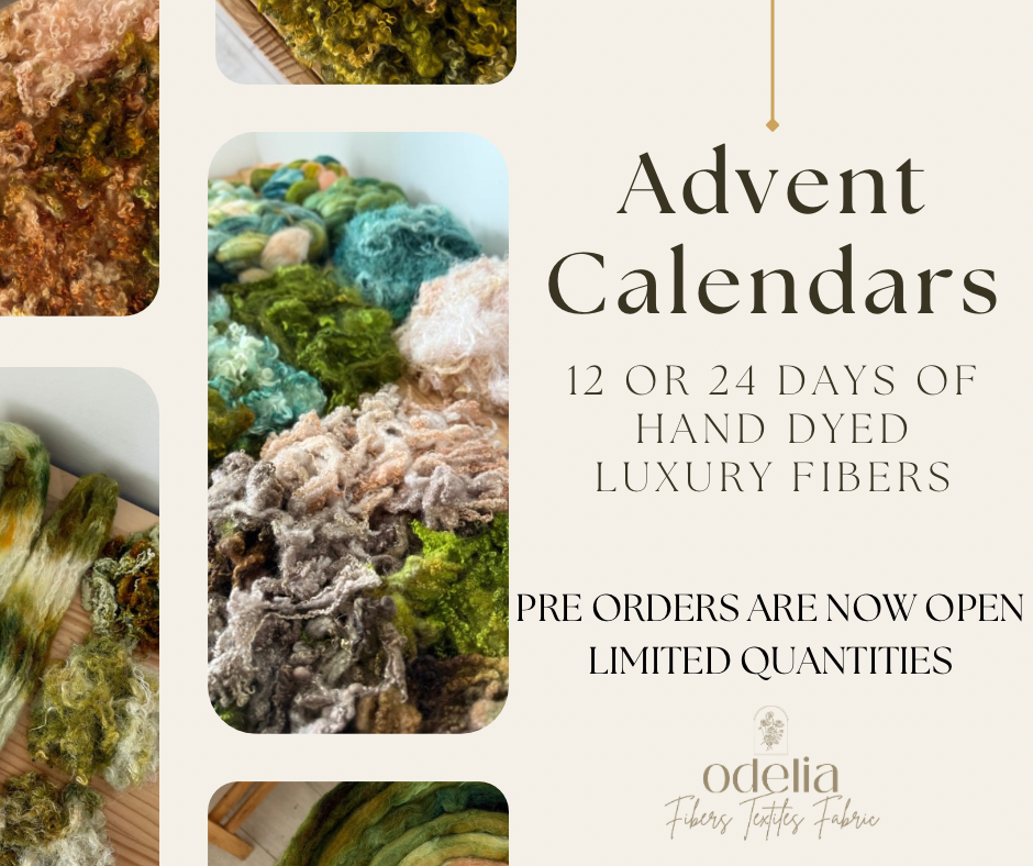HOLIDAY ADVENT CALENDER || Hand Dyed Luxury Fibers