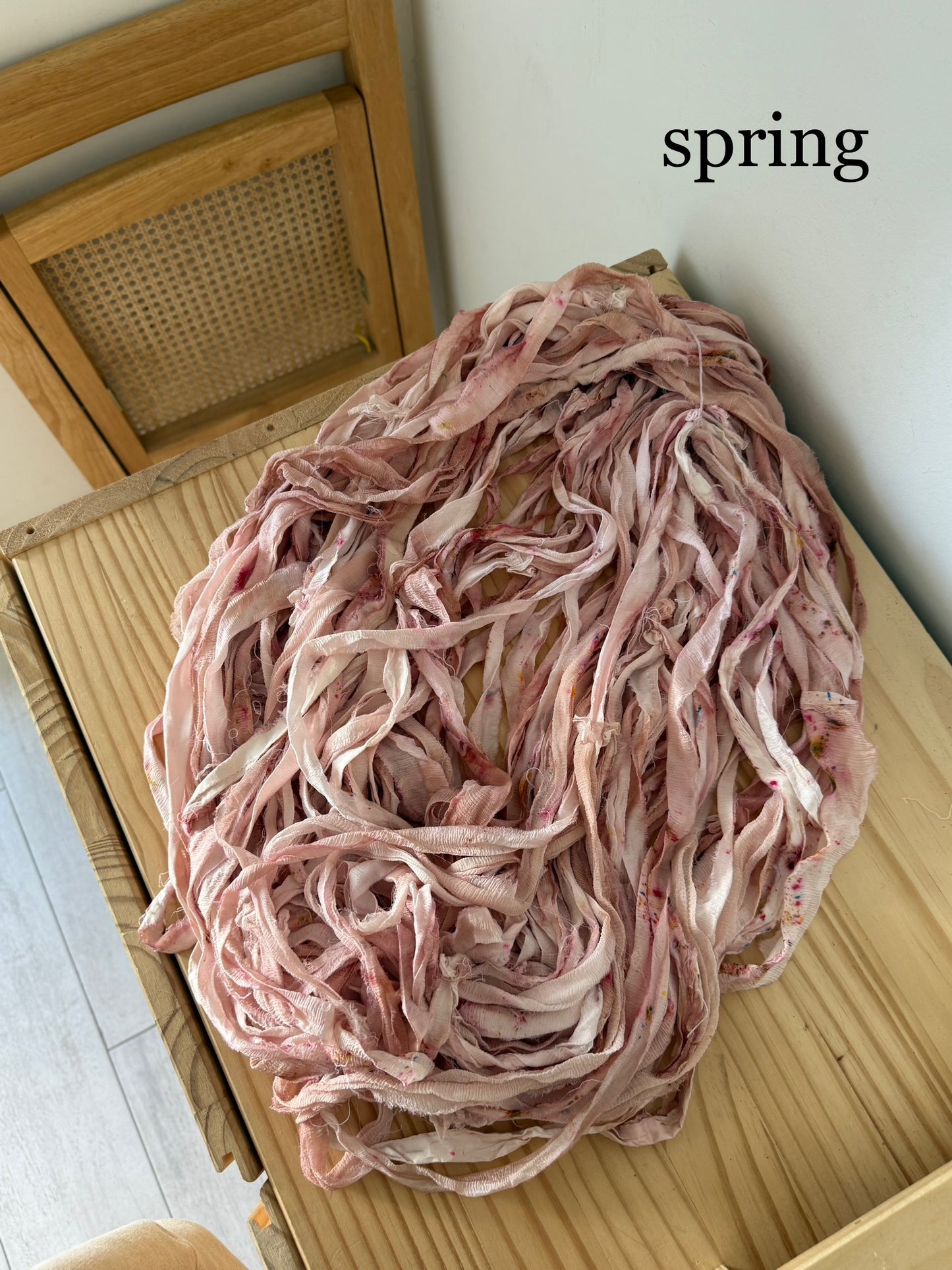 hand-dyed chiffon silk ribbon