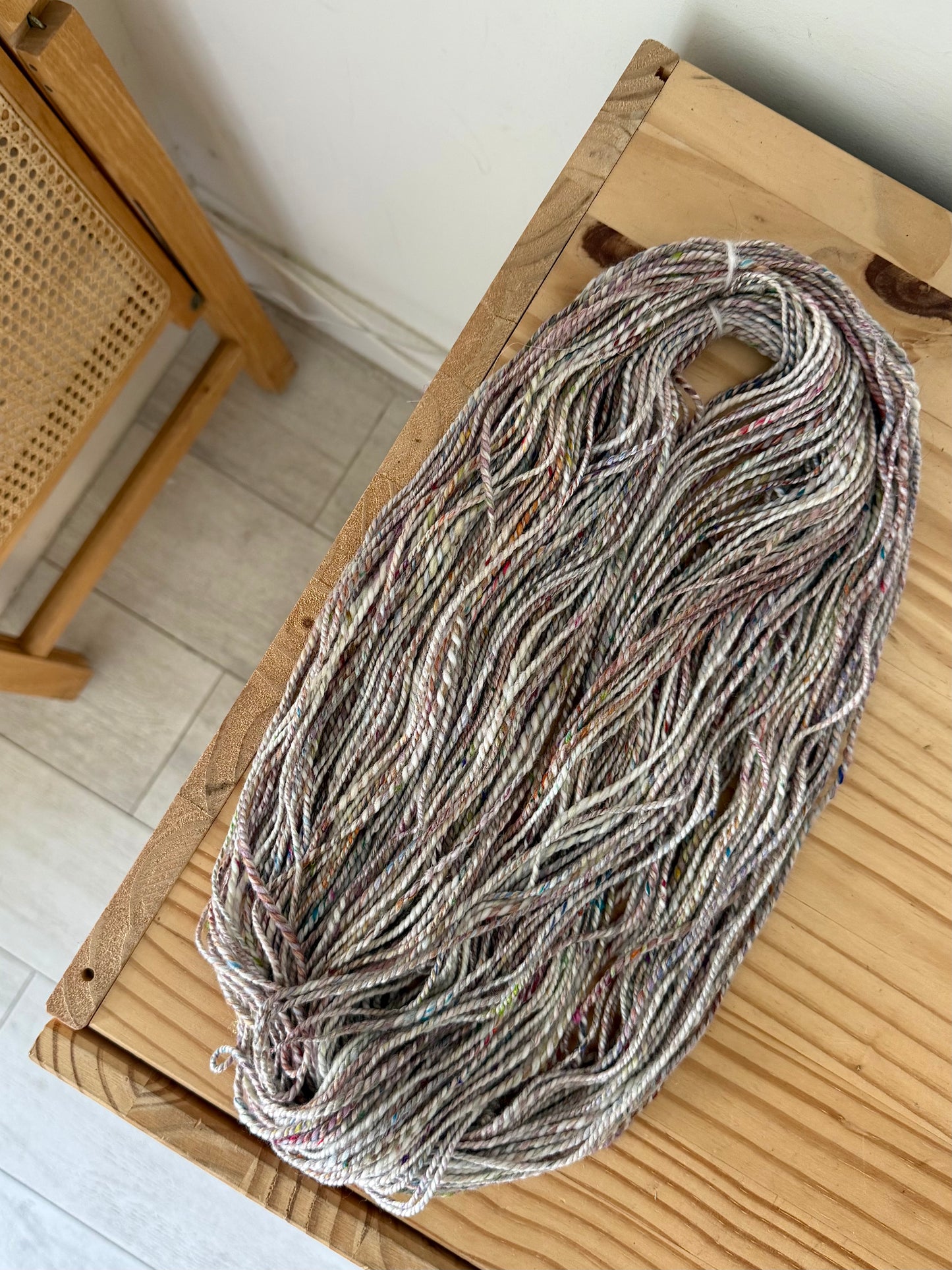 2 ply handspun yarn #4