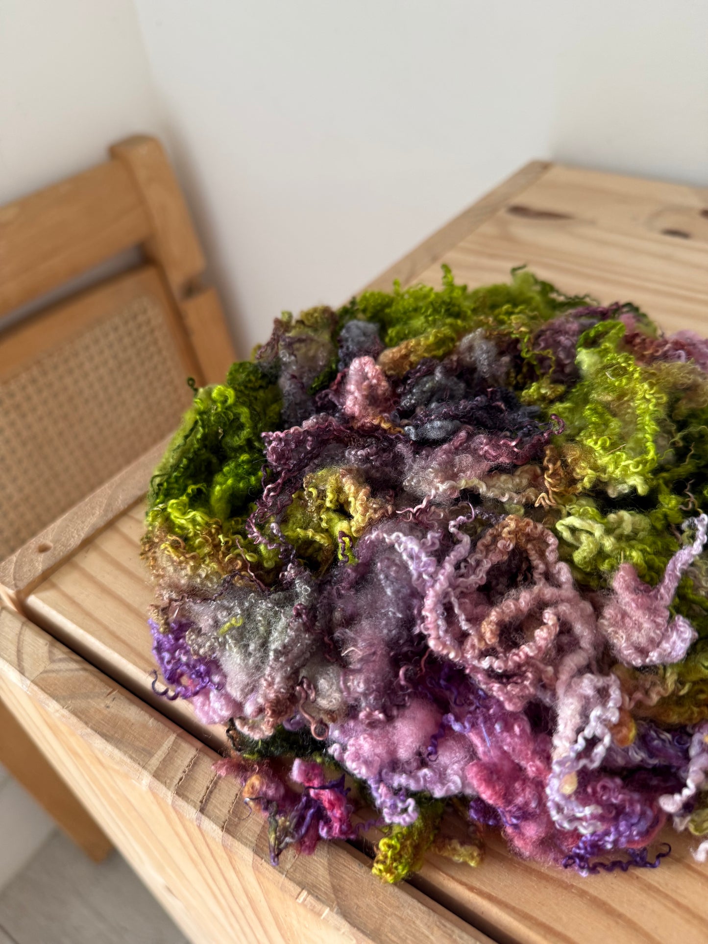 bluefaced leicester locks - enchanted forest