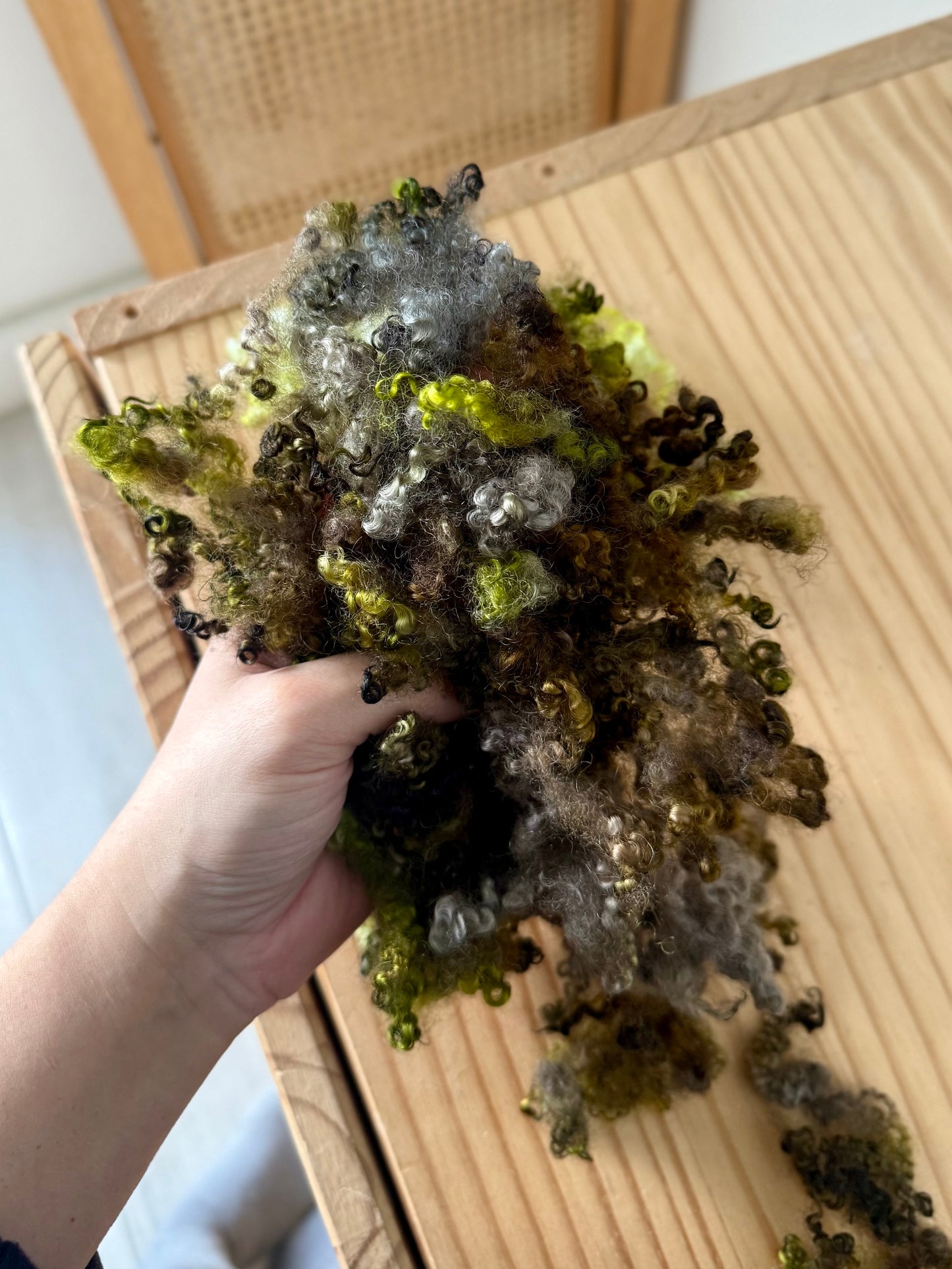 bfl x border leicester cross locks - moss cave