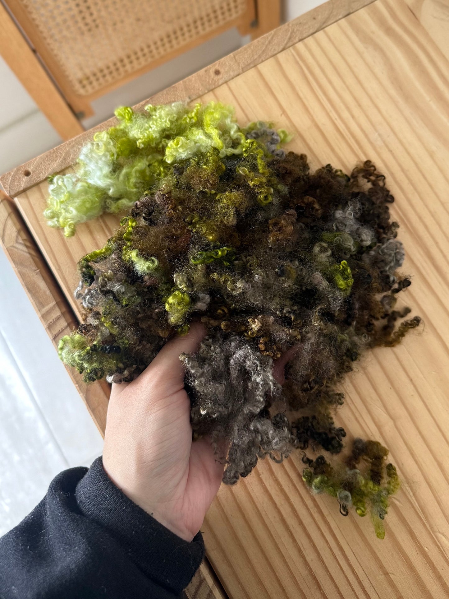 bfl x border leicester cross locks - moss cave