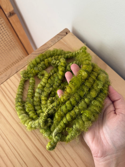 chartreuse green art yarn
