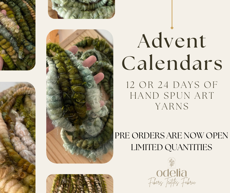HOLIDAY ADVENT CALENDER || Hand Spun Art Yarn