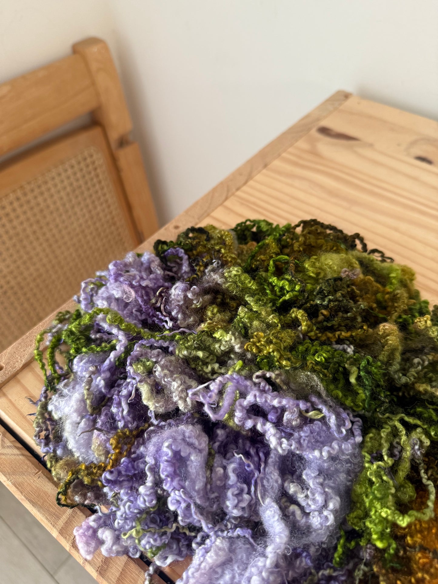 bluefaced leicester locks - enchanted forest