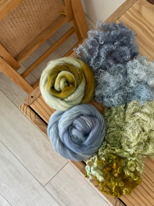 mini spinning/carding kit #58