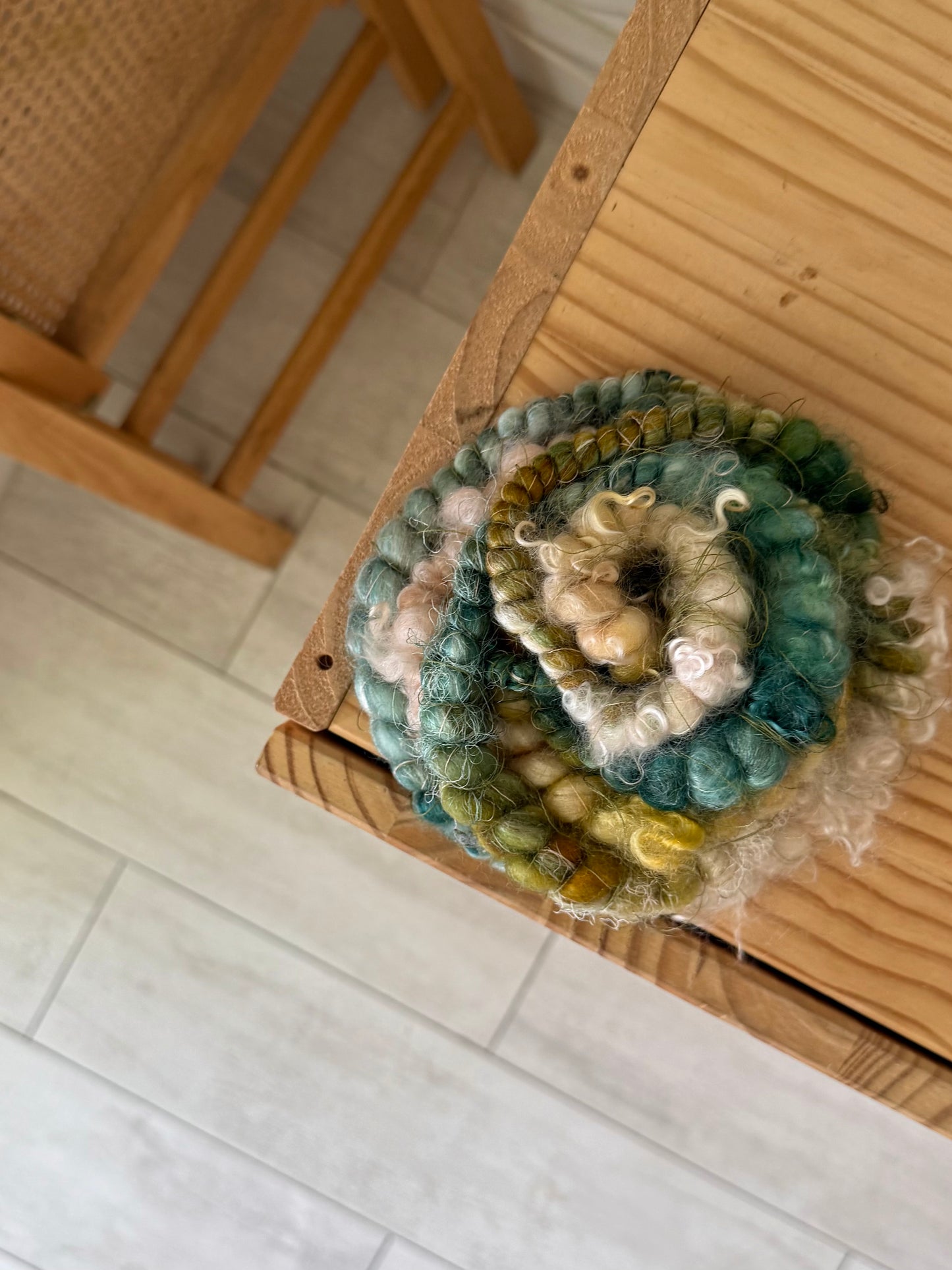 new bloom handspun art yarn