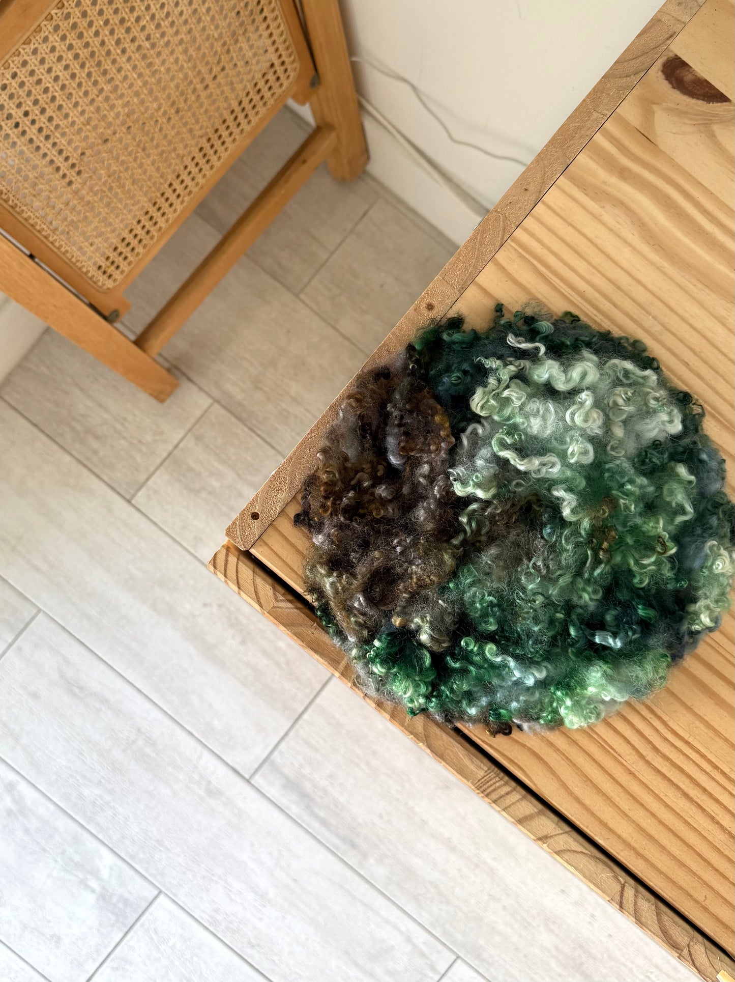 wensleydale locks - seafoam & plum