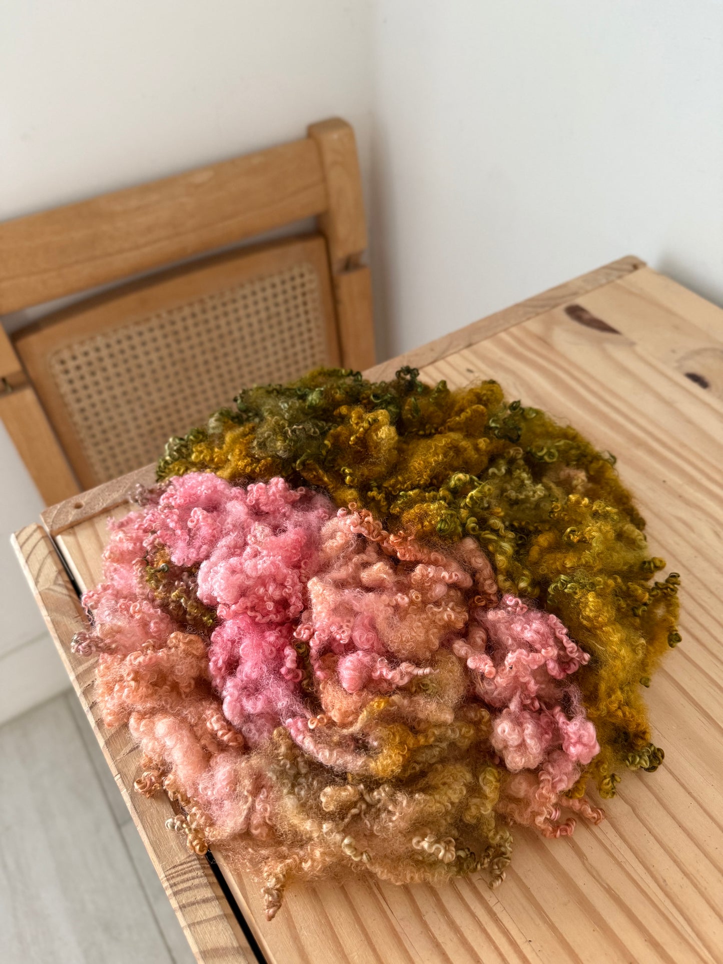 bluefaced leicester locks - flamingo gardens