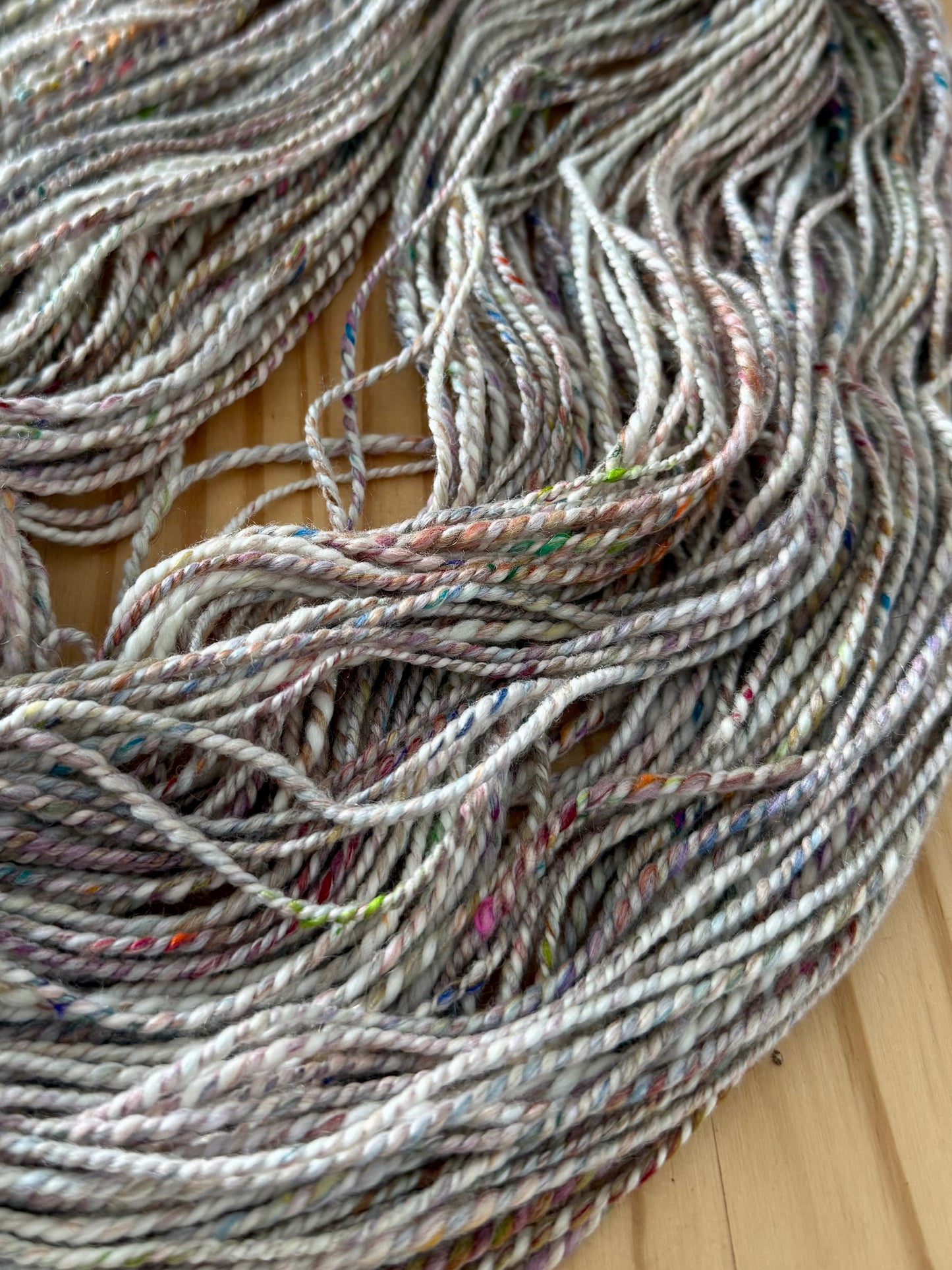 2 ply handspun yarn #4