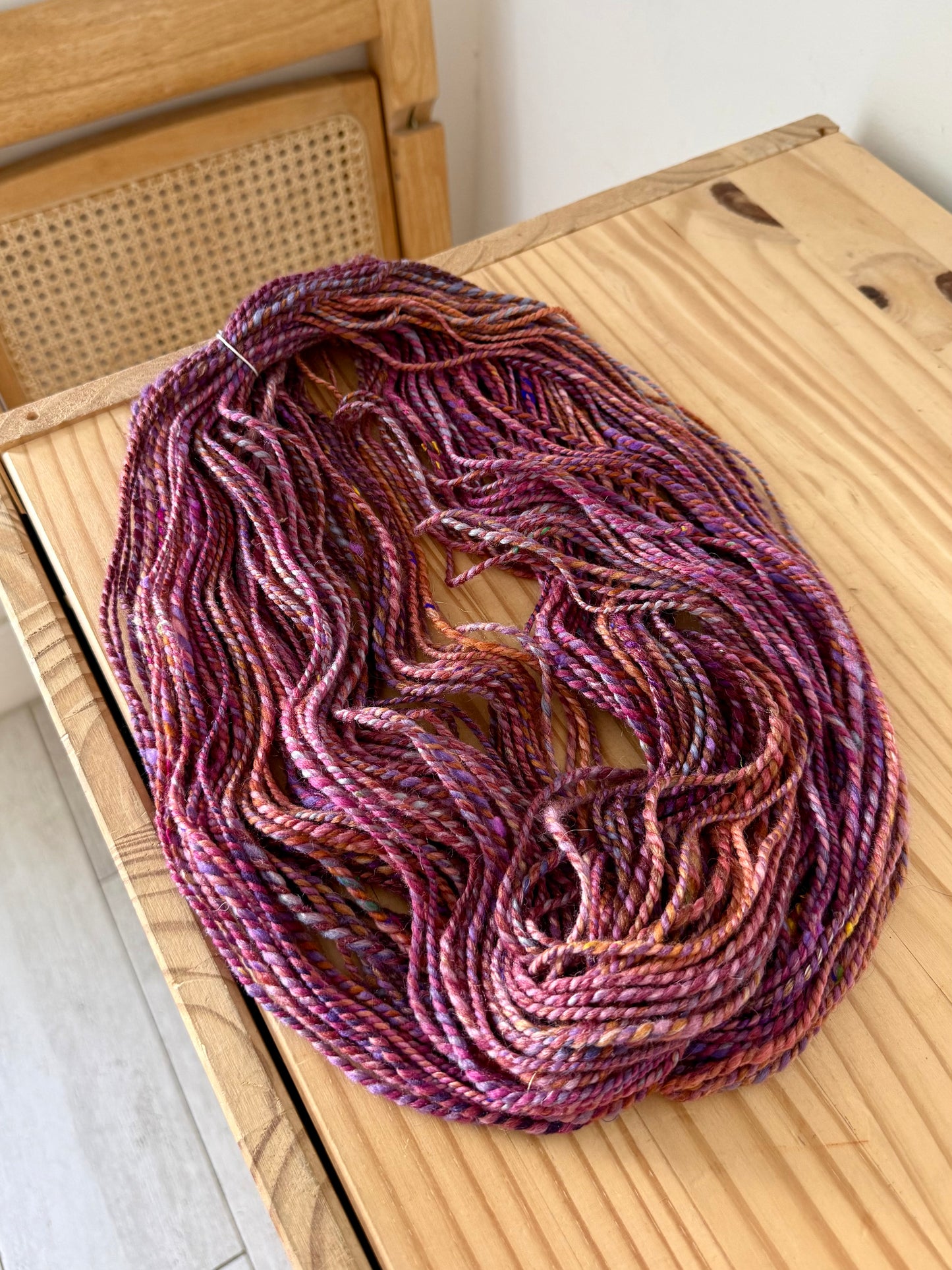 2 ply handspun yarn #3
