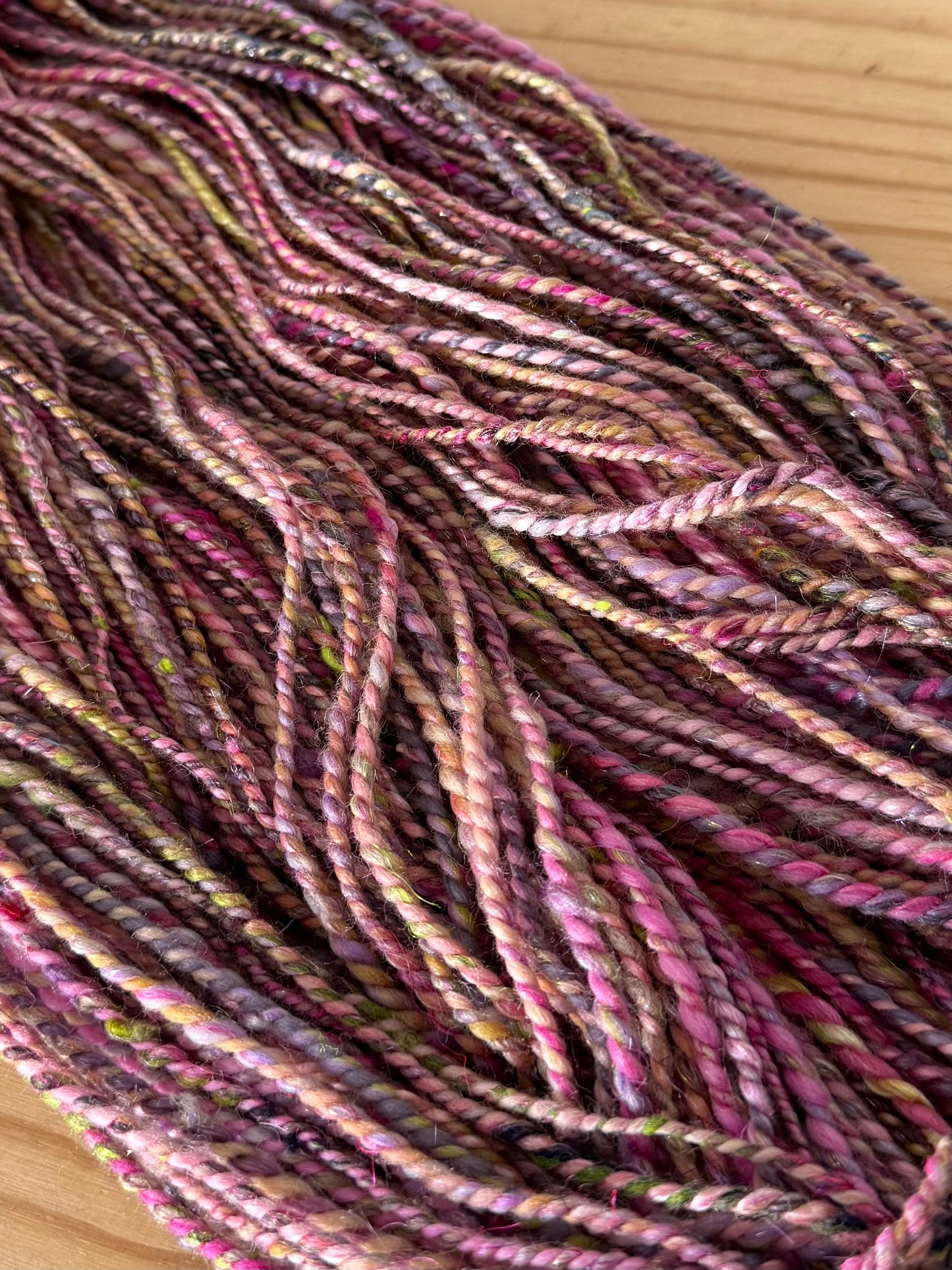 2 ply handspun yarn #5