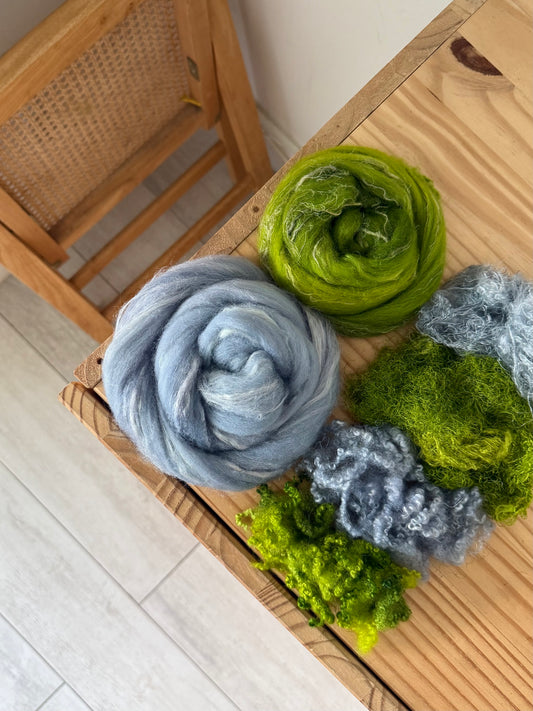 mini spinning/carding kit #55