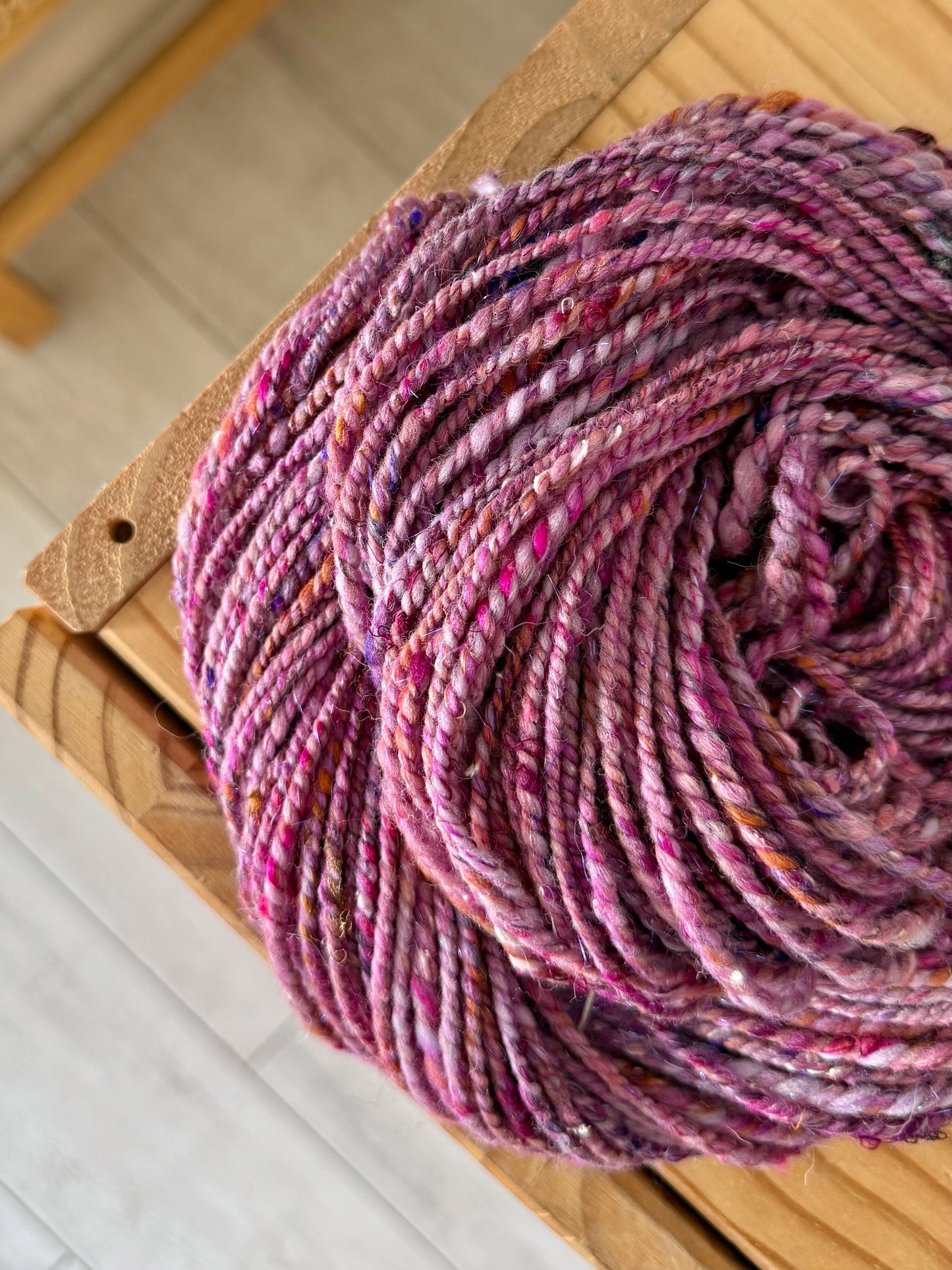 2 ply handspun yarn #6