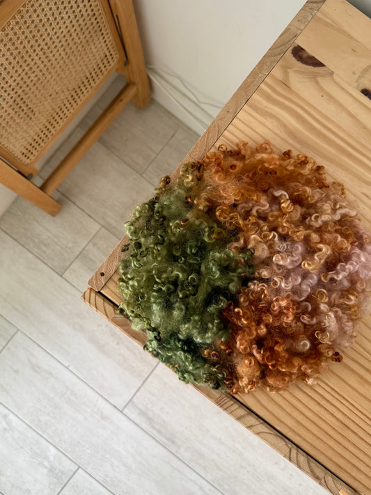 wensleydale locks - vintage rose