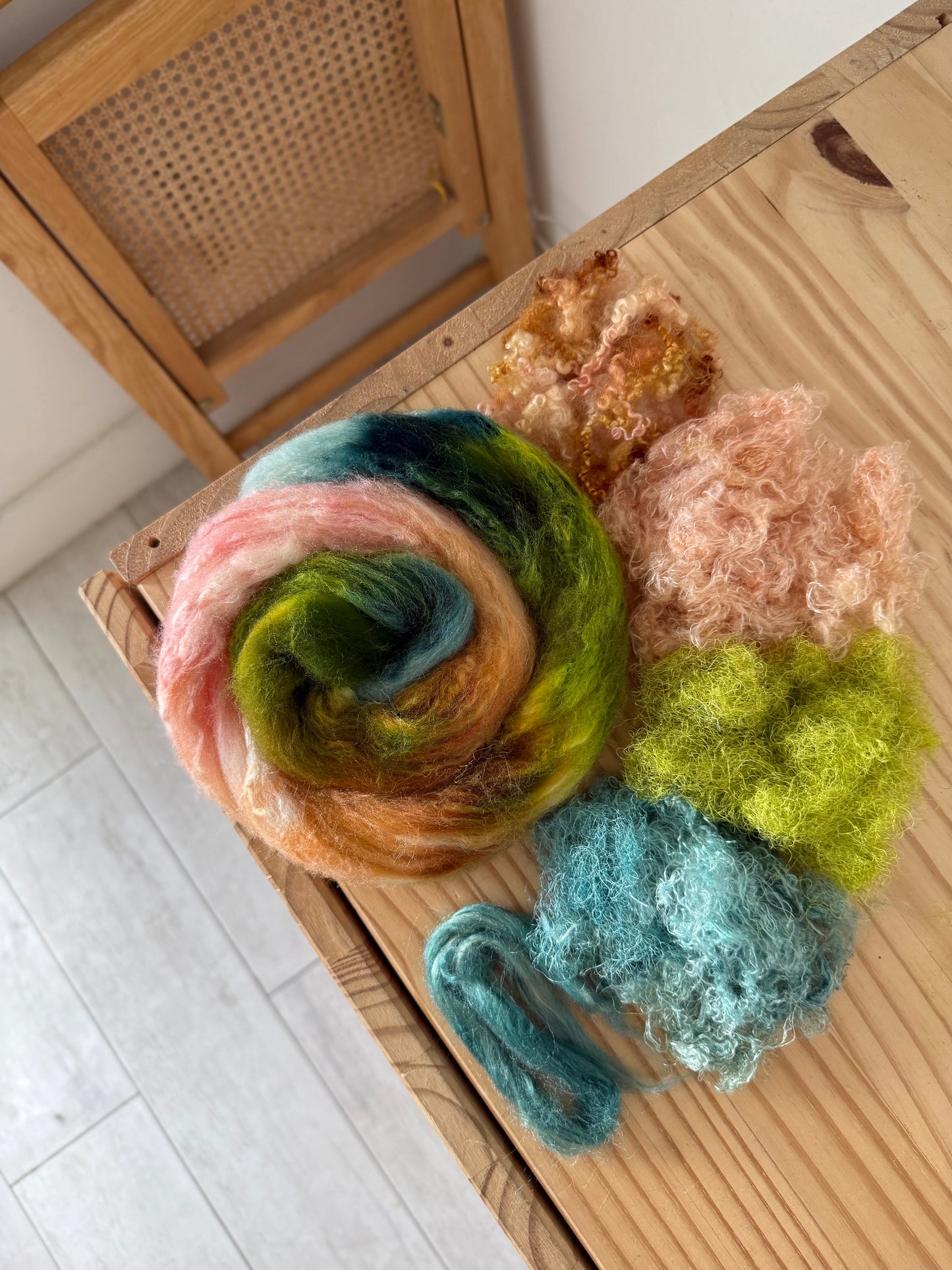 mini spinning/carding kit #35