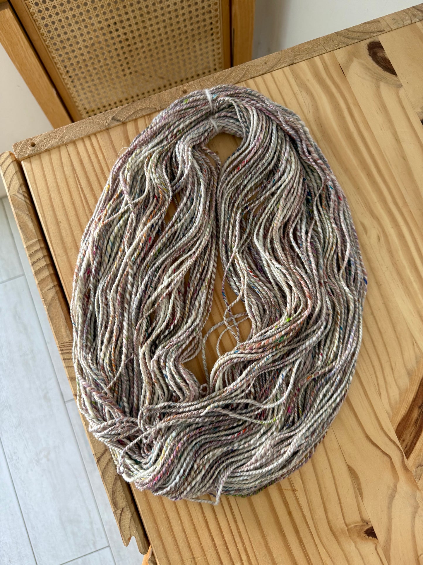 2 ply handspun yarn #4