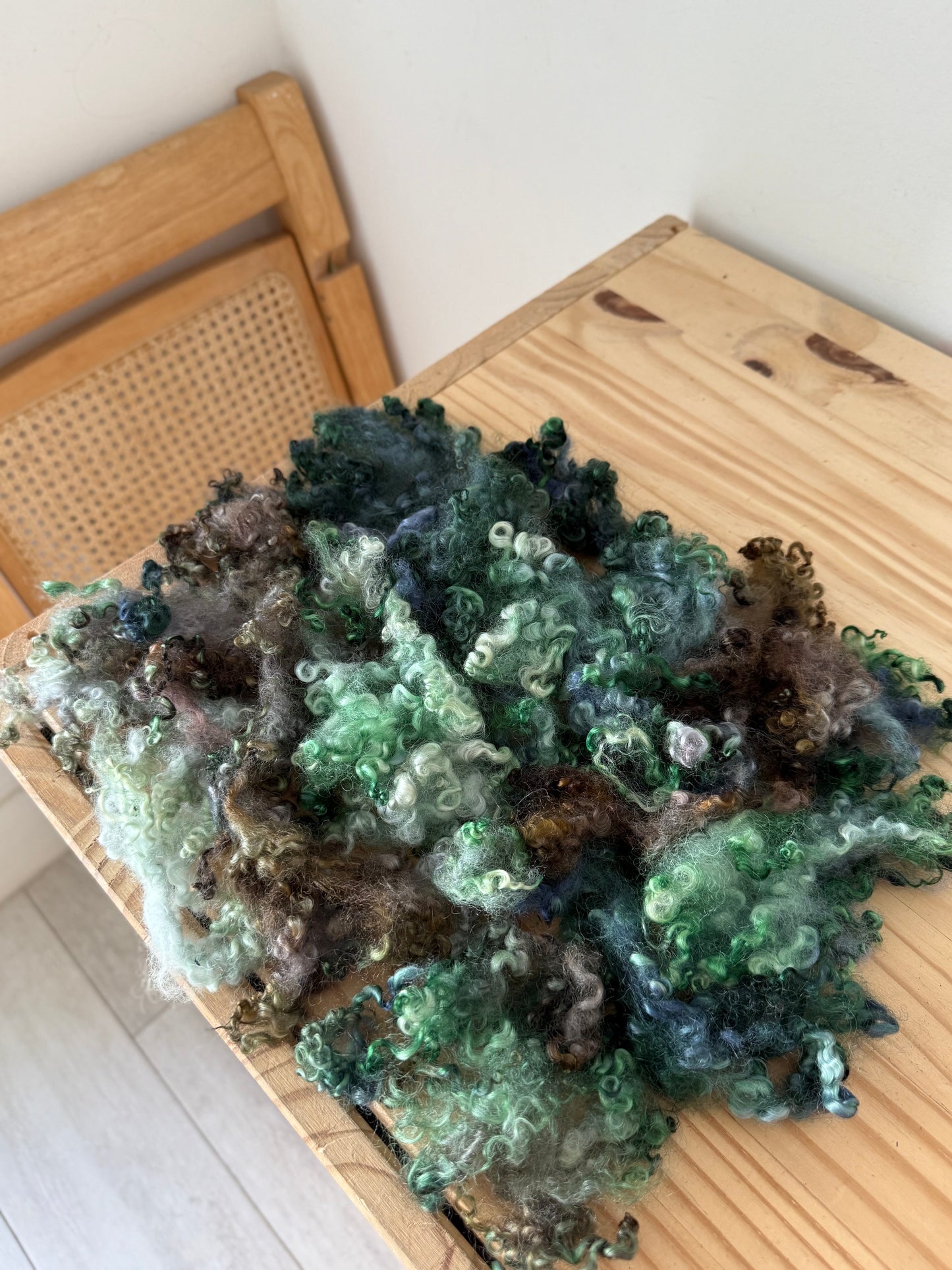 wensleydale locks - seafoam & plum