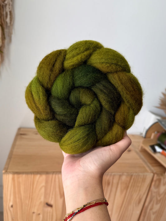 bluefaced leicester wool - forest floor