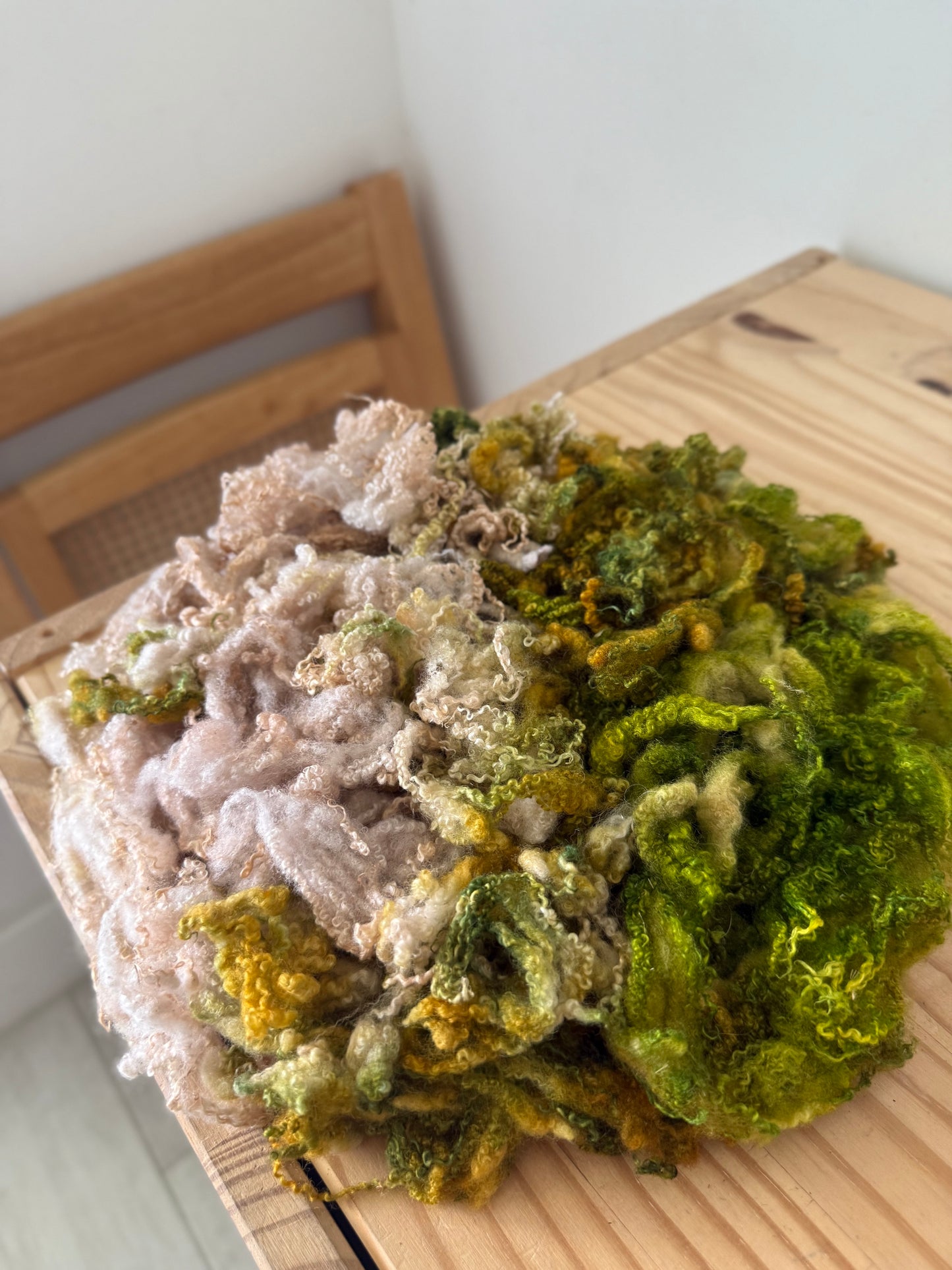 bluefaced leicester locks - rose garden