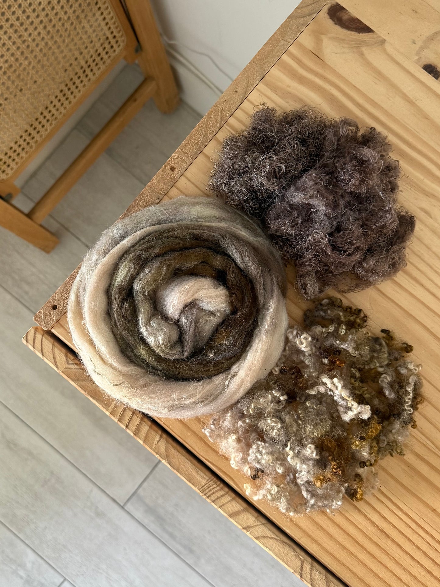 mini spinning/carding kit #48