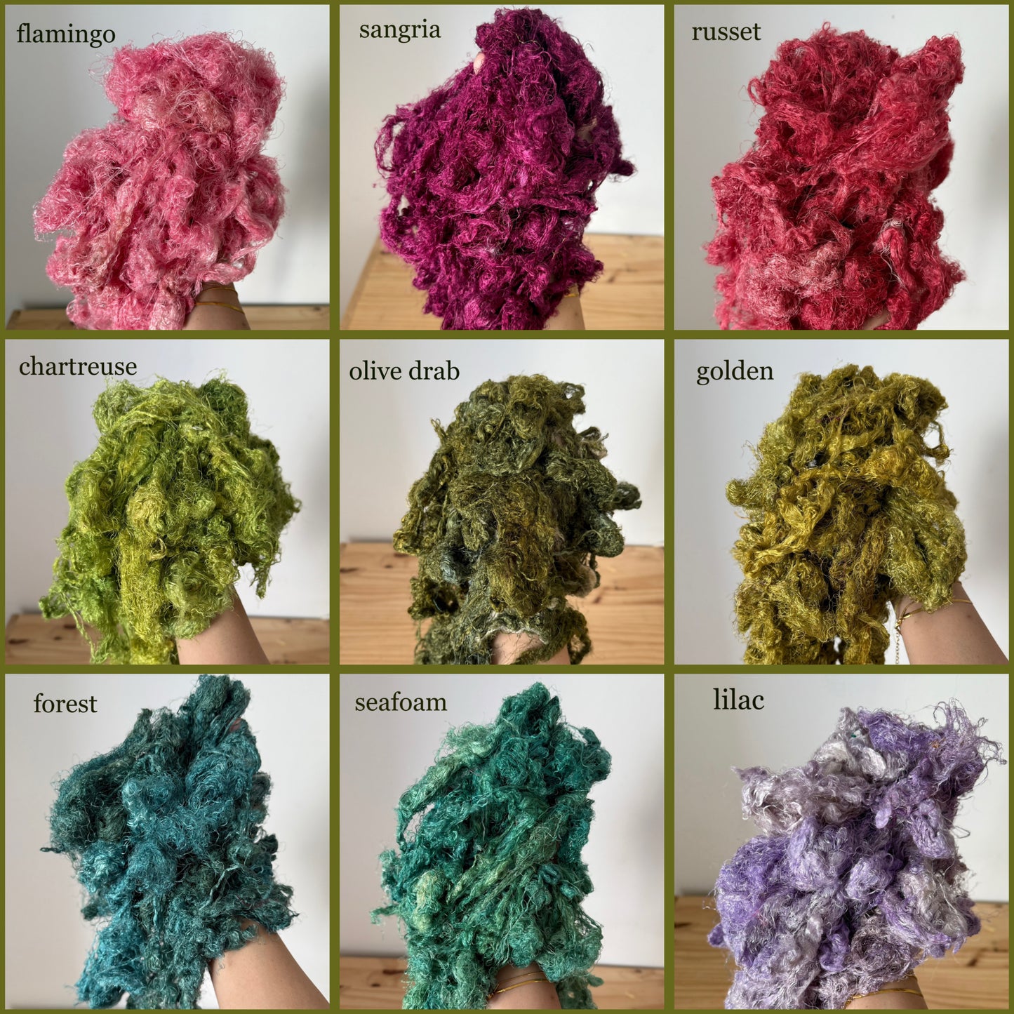 silk grab bags by color