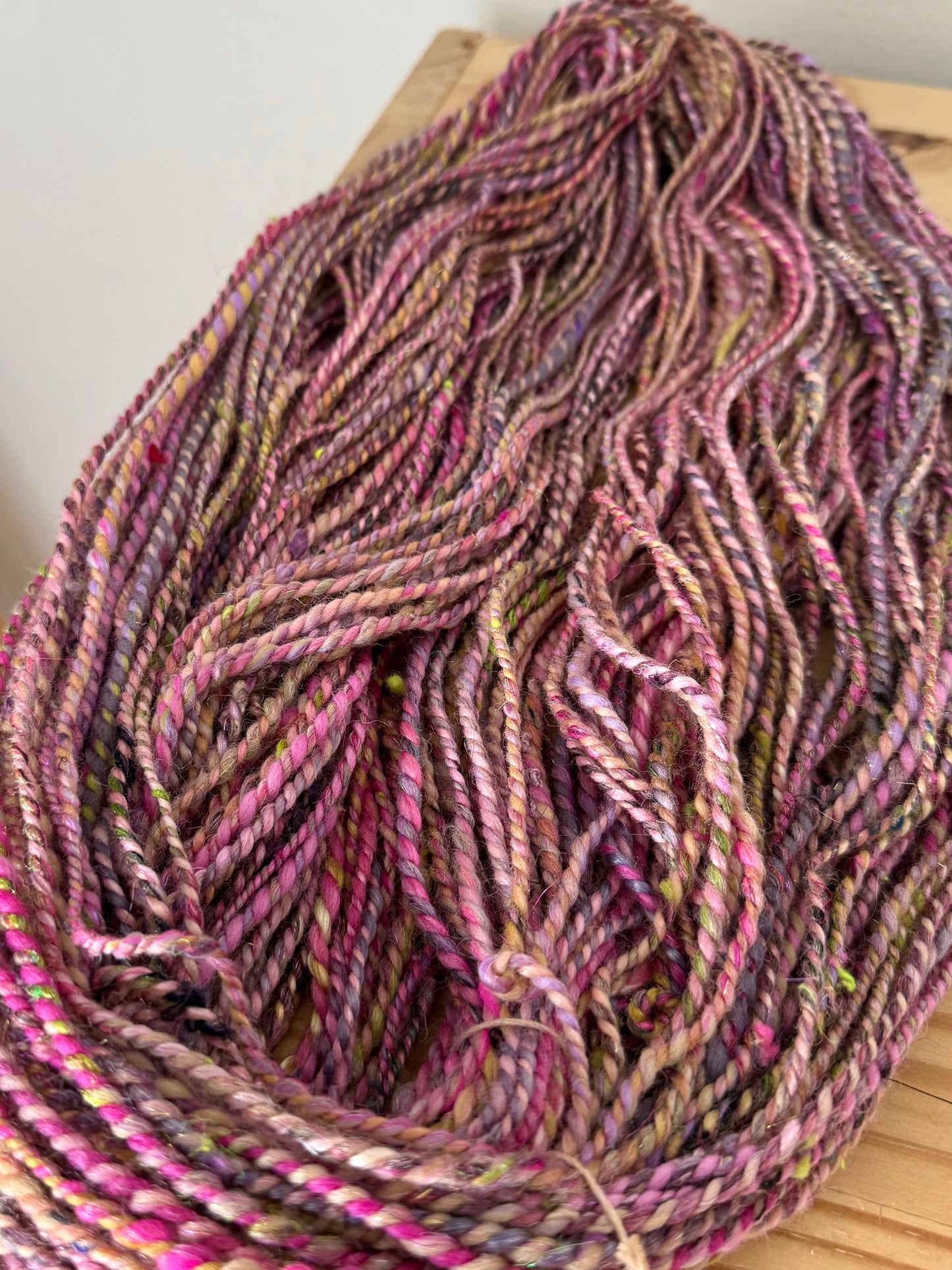 2 ply handspun yarn #5