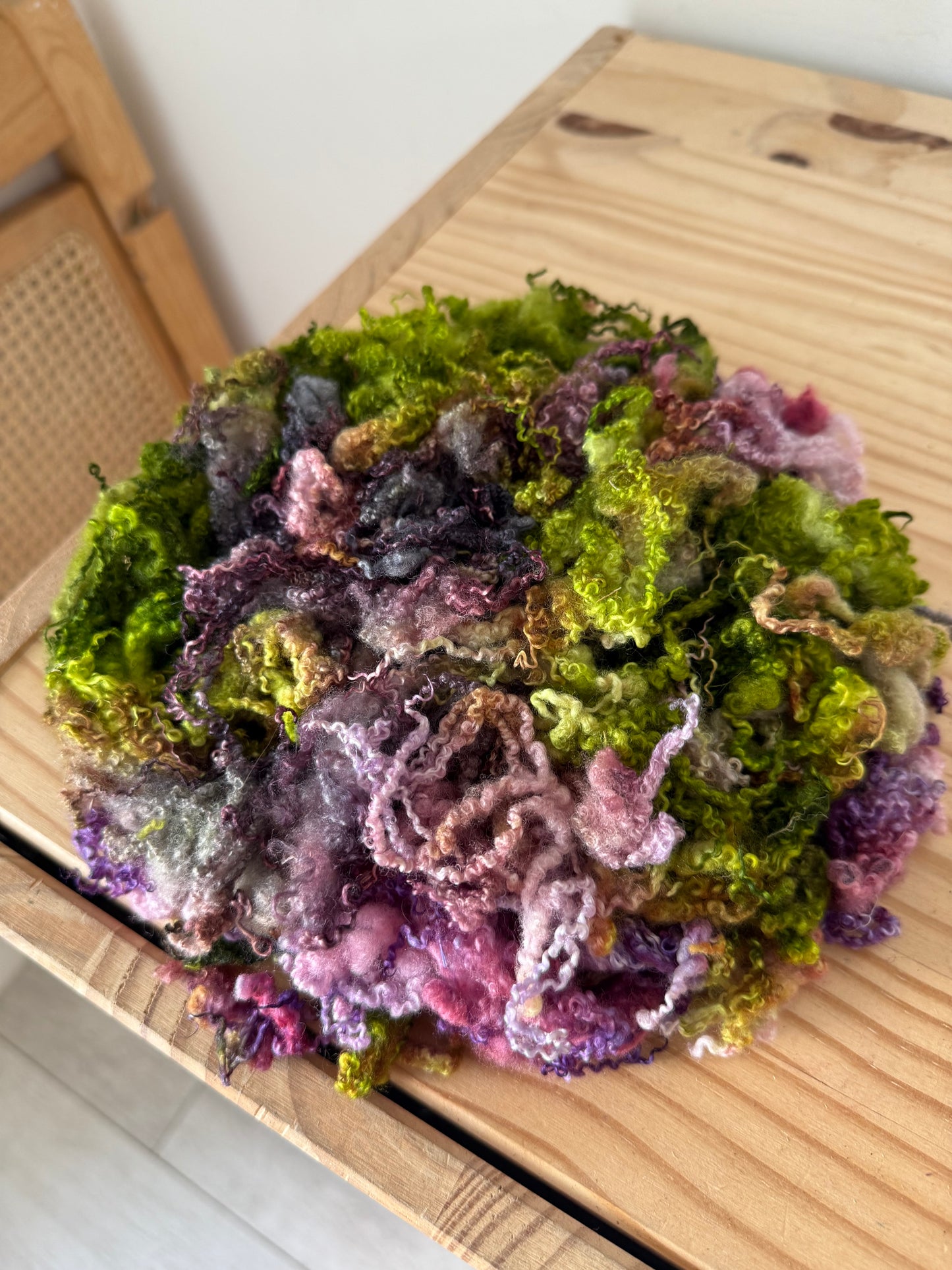 bluefaced leicester locks - enchanted forest