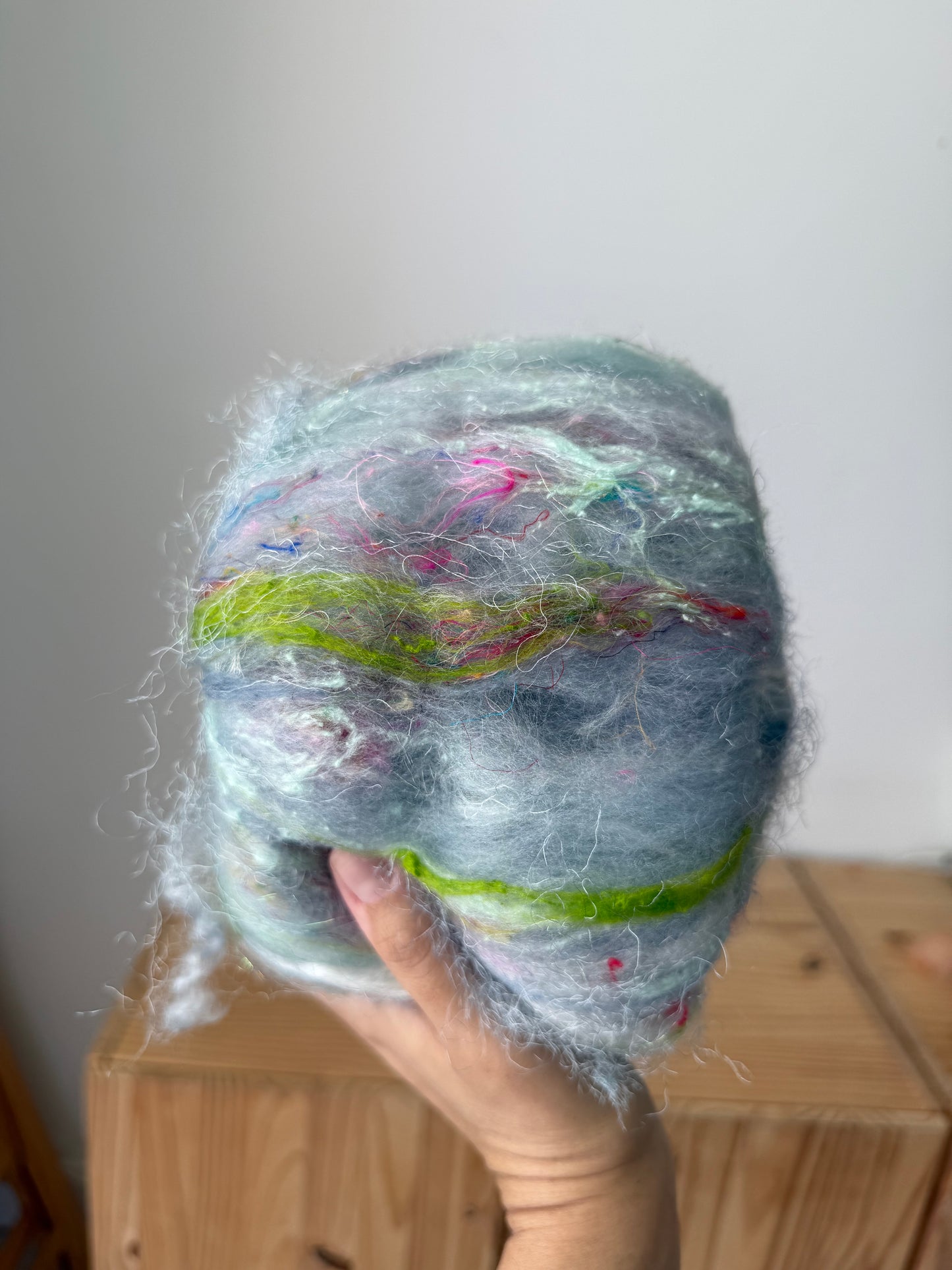 art batt - glacier with pops of color