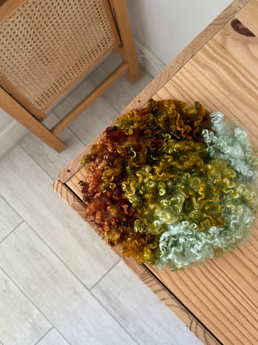 wensleydale locks - caramel & mint