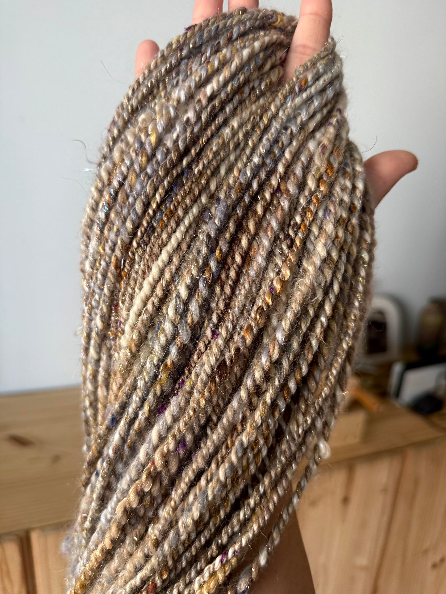 2 ply handspun yarn #1