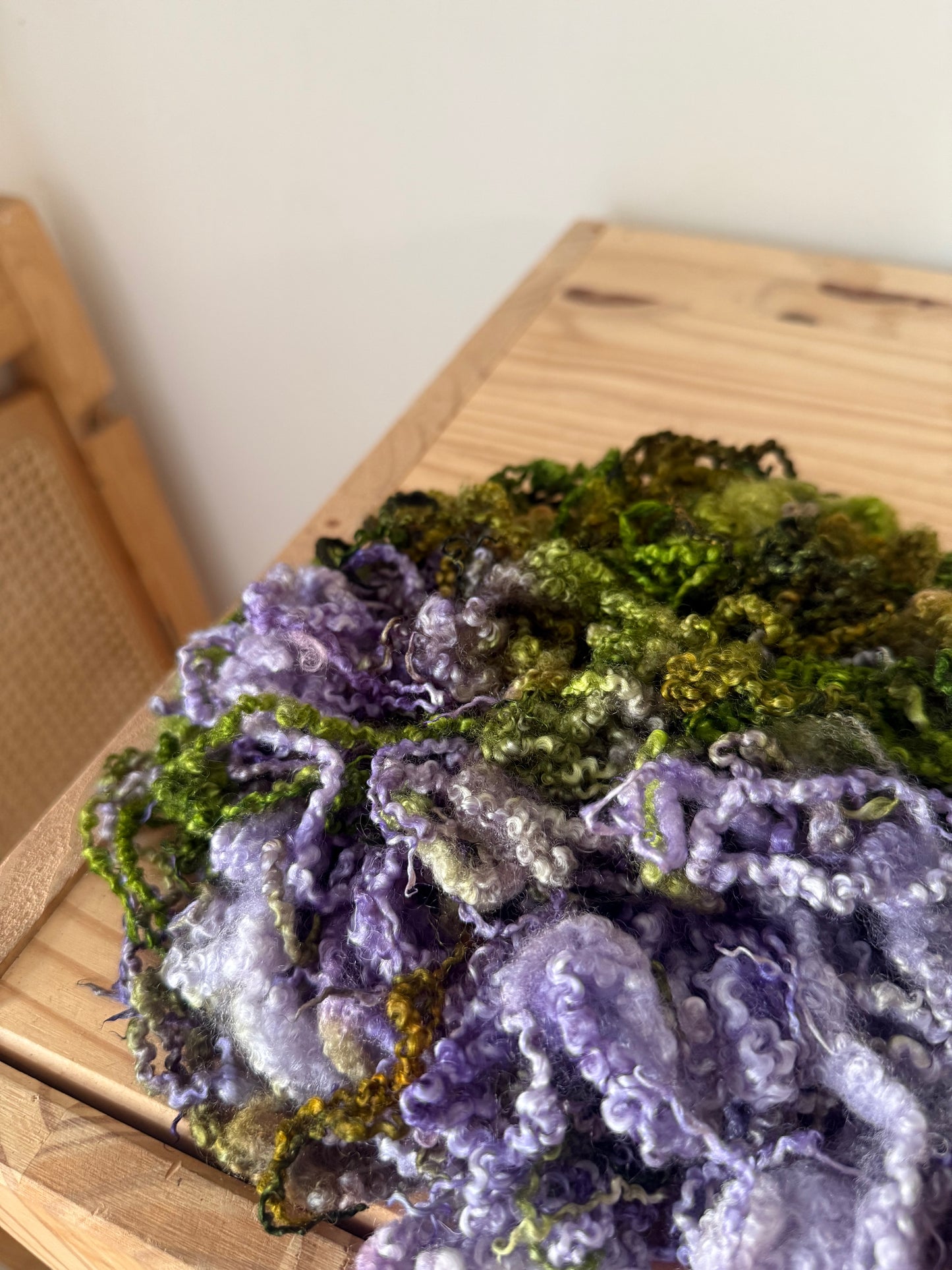 bluefaced leicester locks - enchanted forest