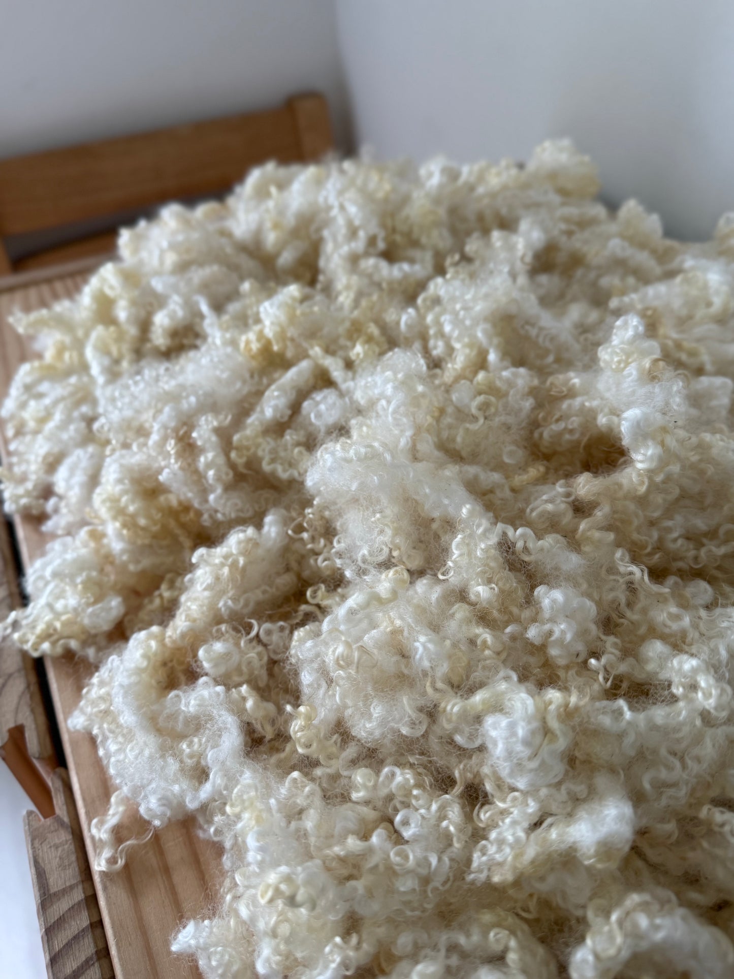 washed & scoured bfl cross locks