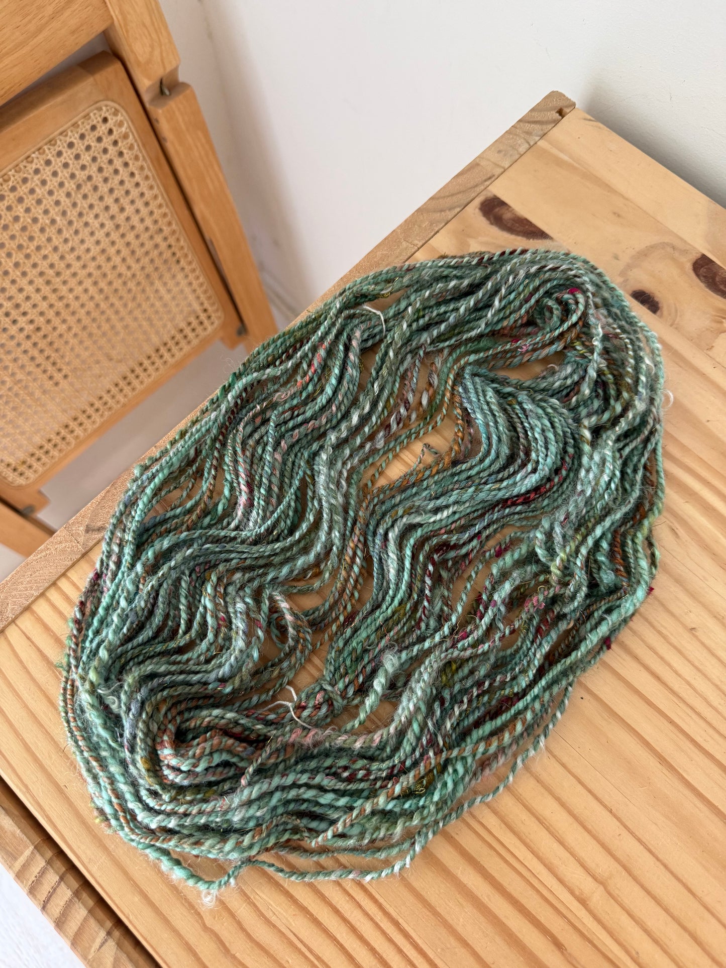 2 ply handspun yarn #7