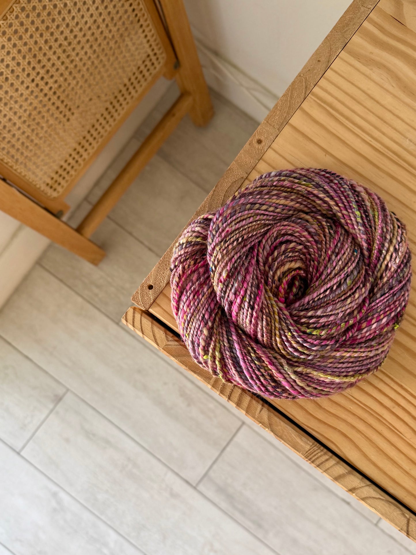 2 ply handspun yarn #5