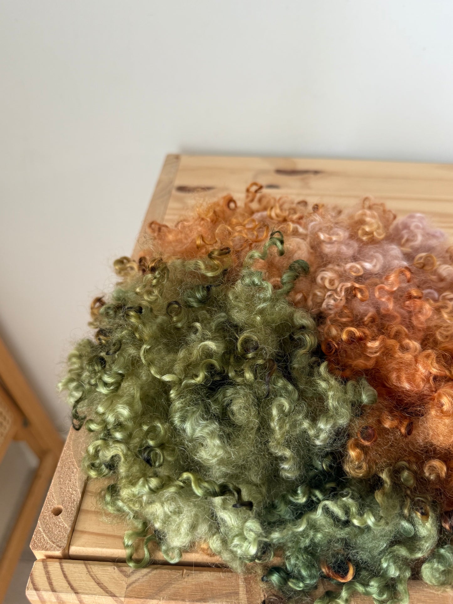 wensleydale locks - vintage rose