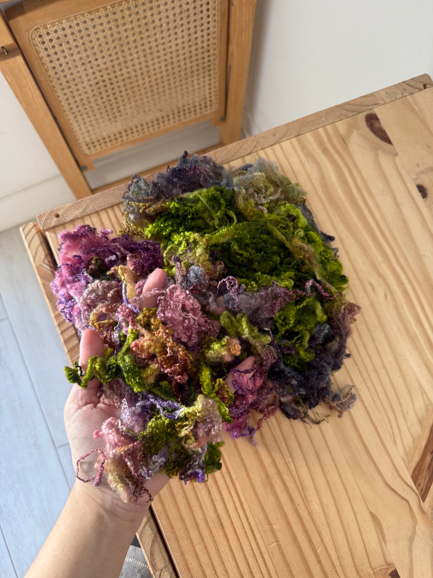 bluefaced leicester locks - enchanted forest