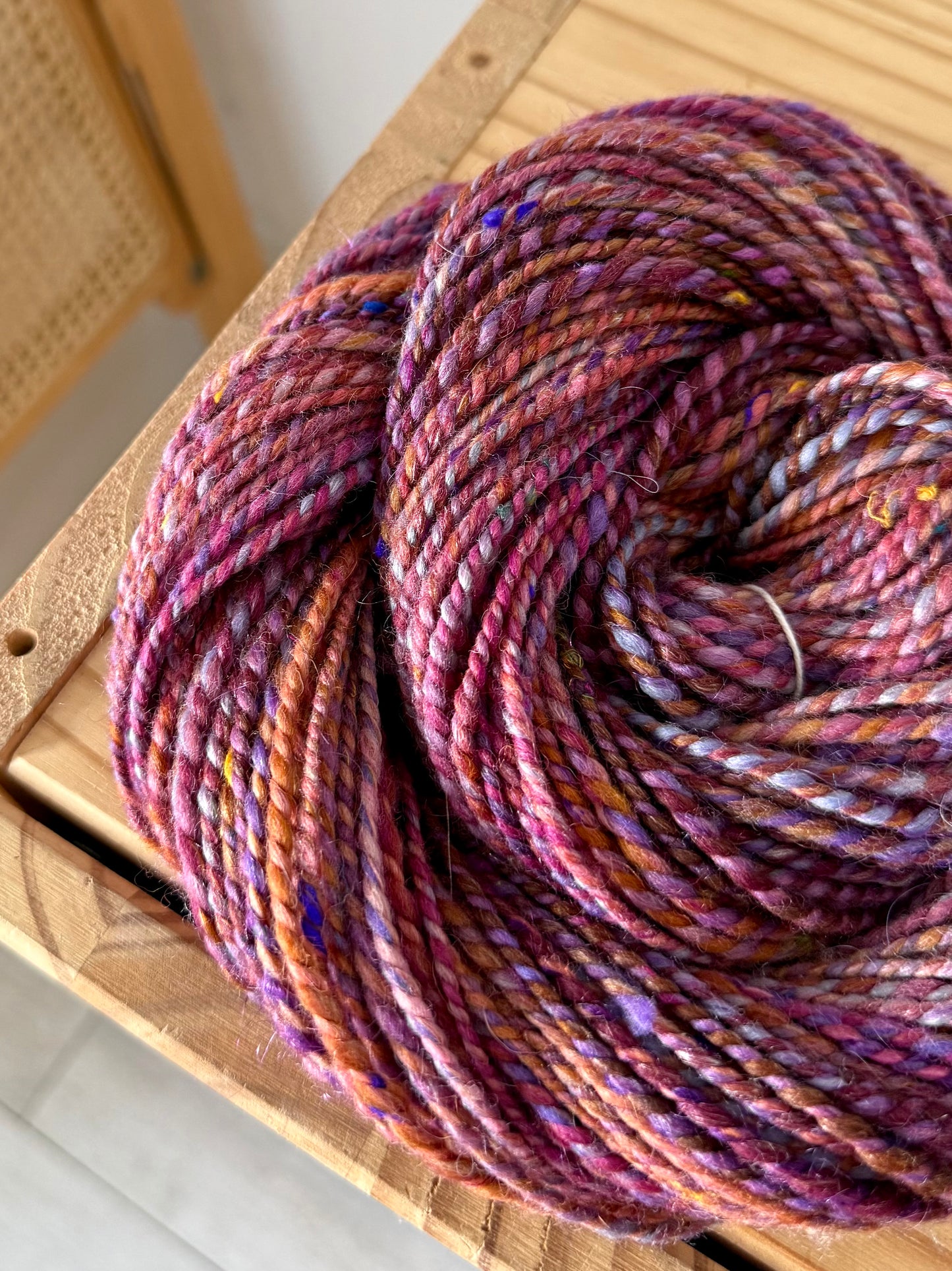 2 ply handspun yarn #3