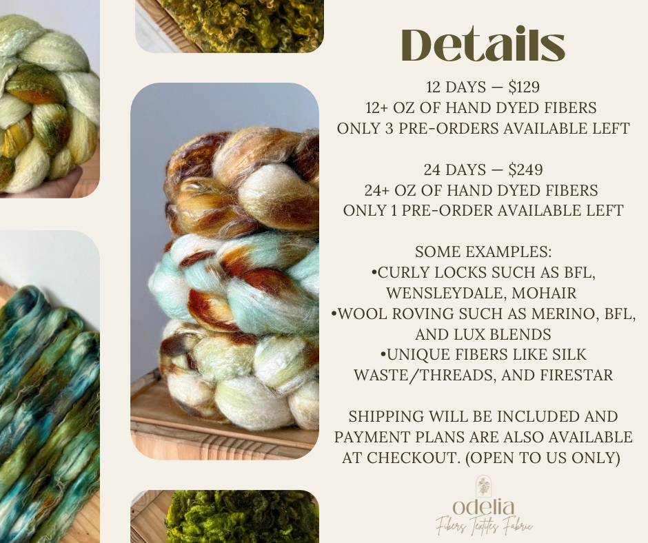 HOLIDAY ADVENT CALENDER || Hand Dyed Luxury Fibers