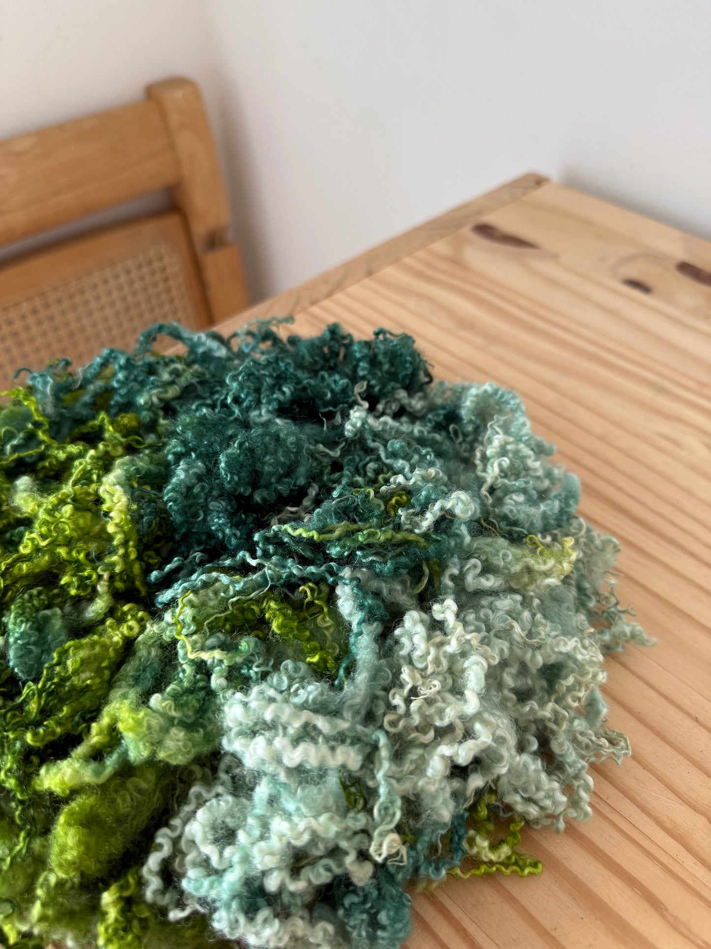 bluefaced leicester locks - ocean breeze