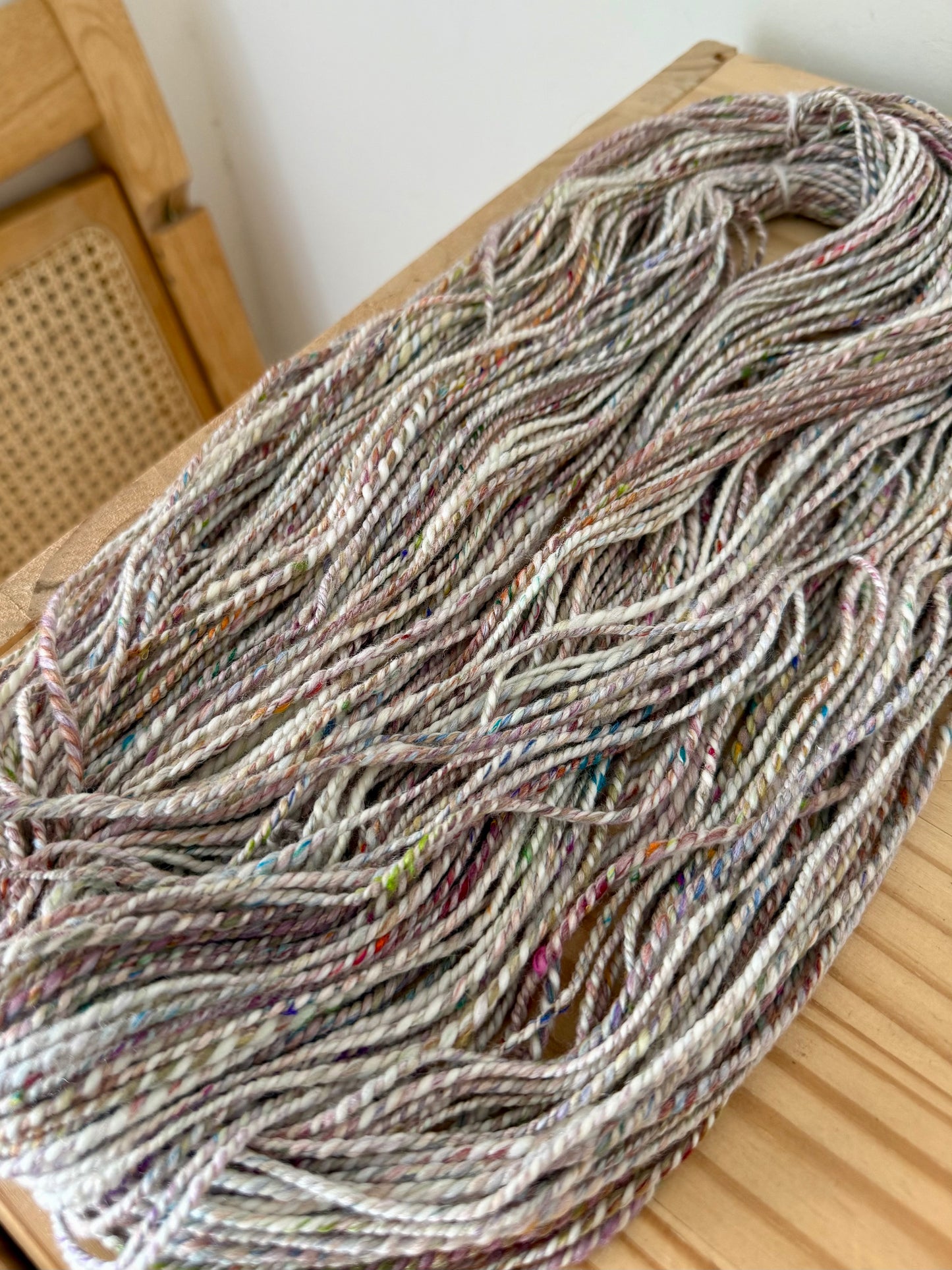 2 ply handspun yarn #4