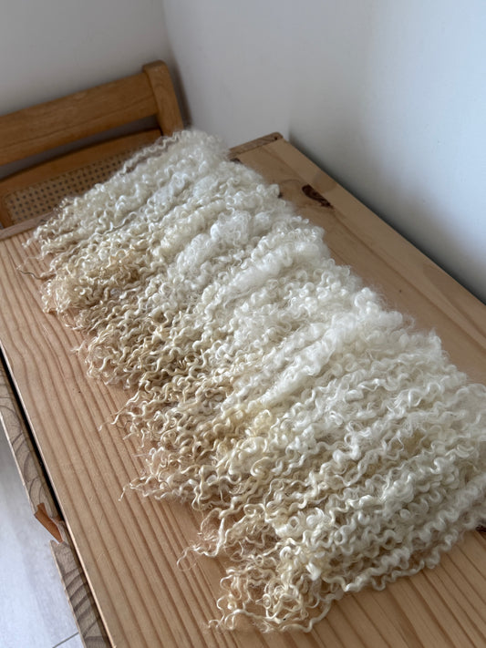 washed & scoured extra long wensleydale locks