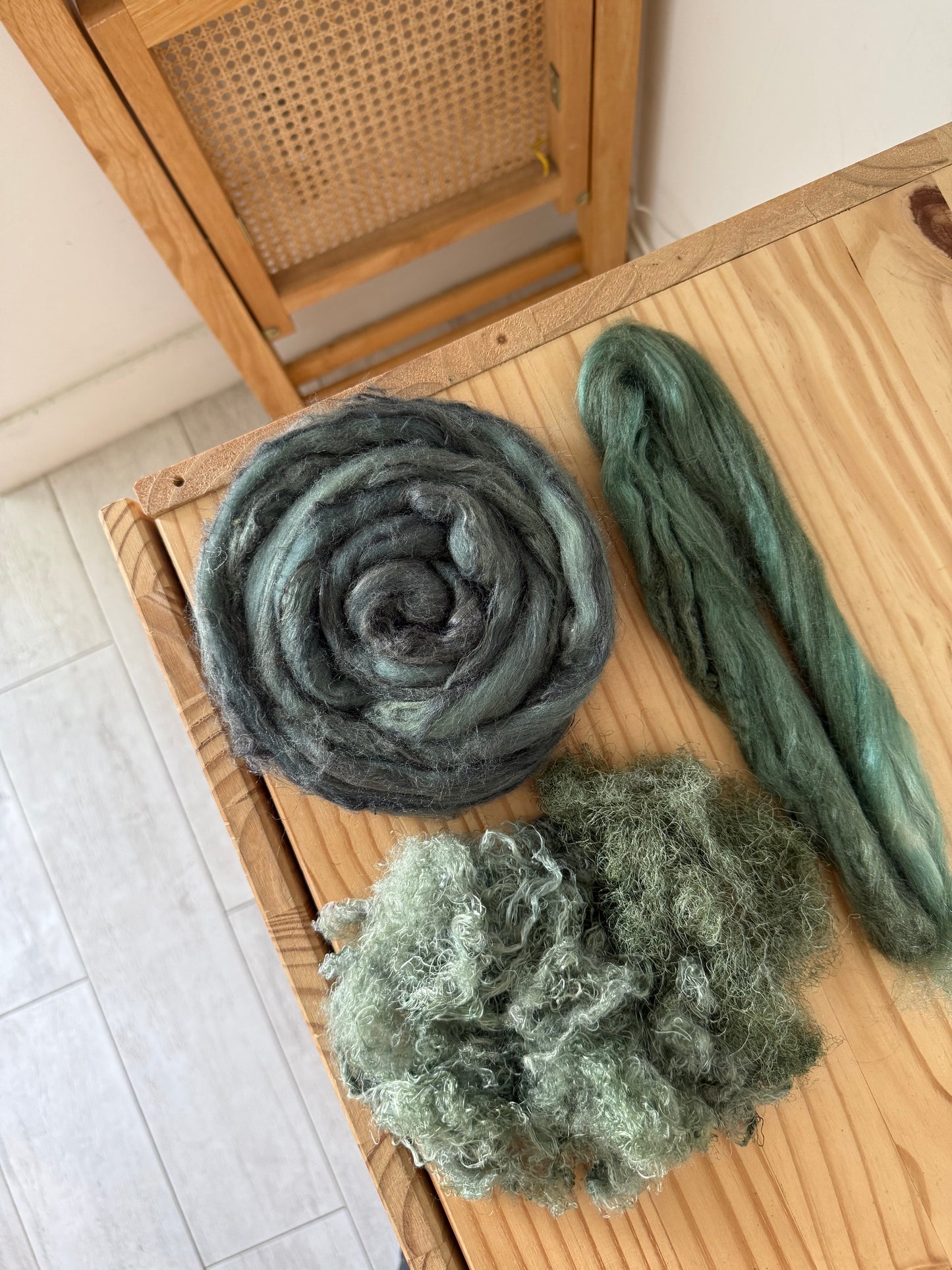 mini spinning/carding kit #32