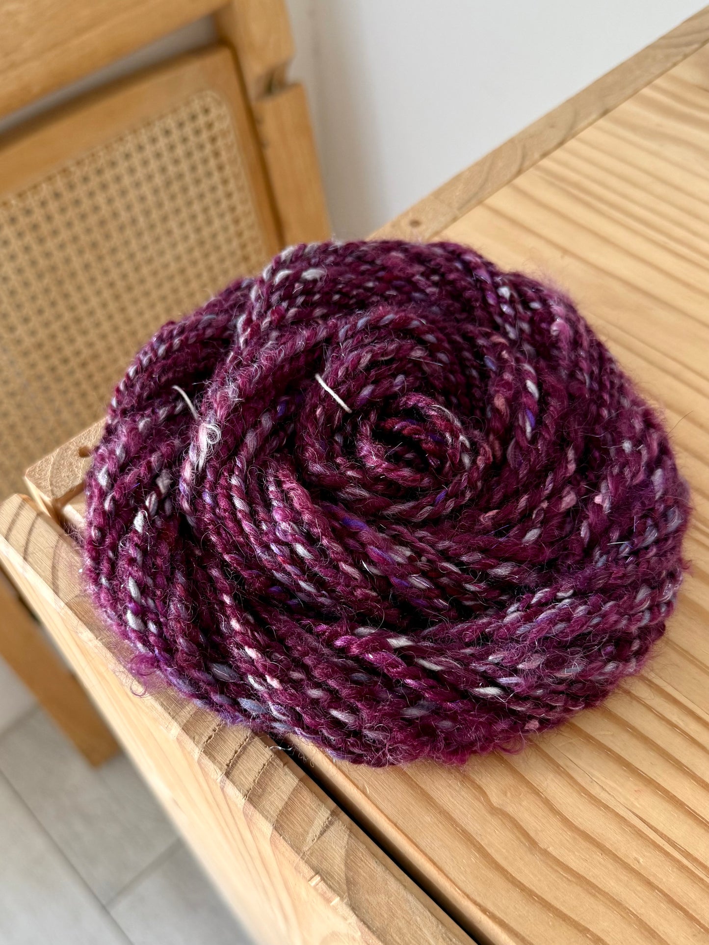2 ply handspun yarn #2